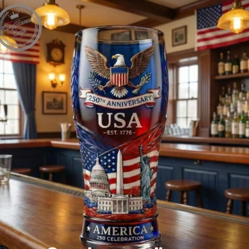250th Anniversary Commemorative Beer Mug — Heavy Glass