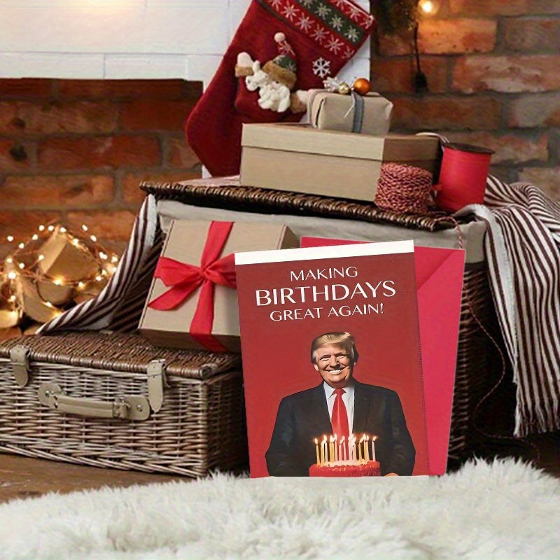"Making Birthdays Great Again" Card Set — 3-Pack with Envelopes